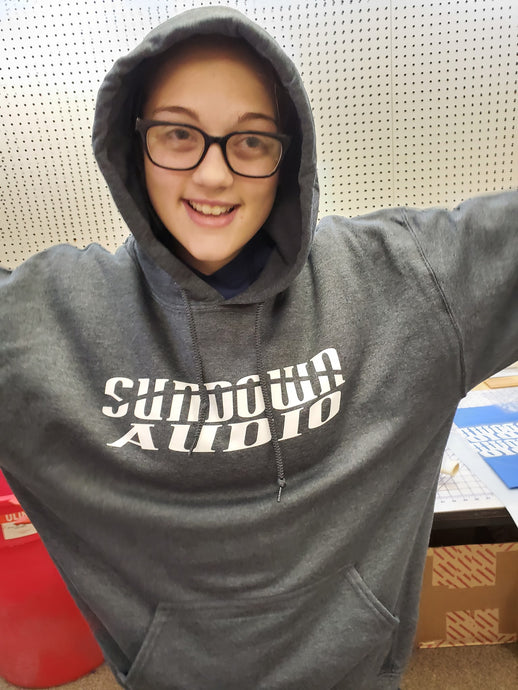 Heather Grey Sundown Audio Hoodie